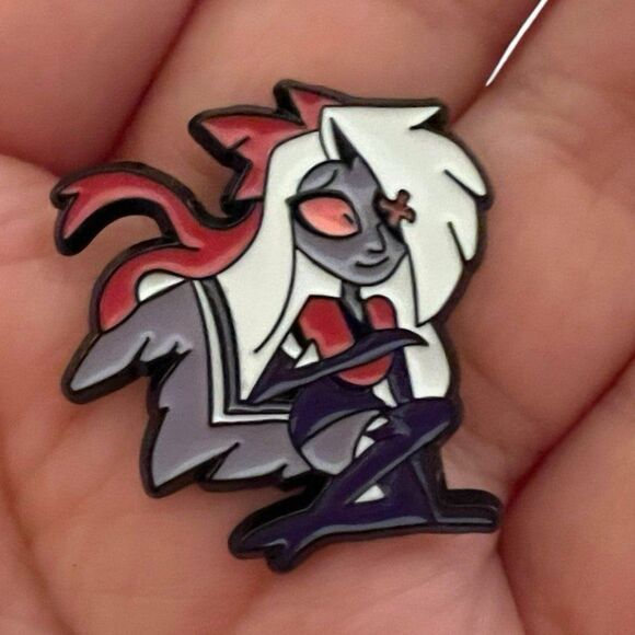 Hazbin Hotel Vaggie Enamel Pin - Picture 6 of 8